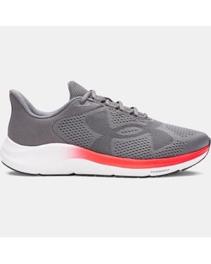 Under Armour Zapatillas De Running Pursuit 4 Big Logo Para Hombre Castlerock Racer Rojo Anthracite - Gris
