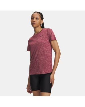 Under Armour Tech Twist Short Sleeve Midnight - Green