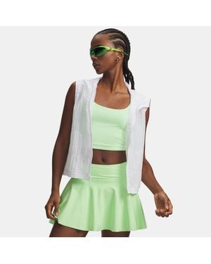 Under Armour Rival Woven Ruched Vest - Green