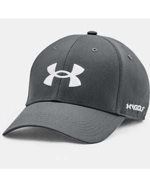 Under Armour Cappello Golf96 Da Uomo Pitch Bianco - Grigio