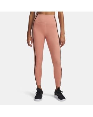 Under Armour Leggings Meridian Piped Ankle Da Donna Canyon Nero Canyon - Rosa