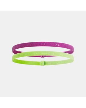 Under Armour Adjustable Mini 2-Pack Headbands Optic Morph - Purple