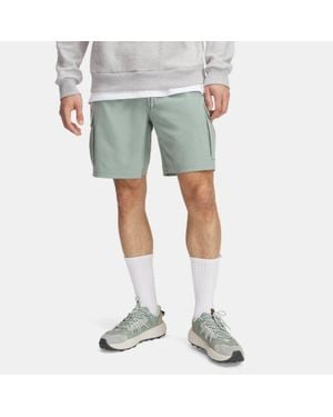 Under Armour Shorts Vibe Woven Cargo Da Uomo Silica Bianco - Verde