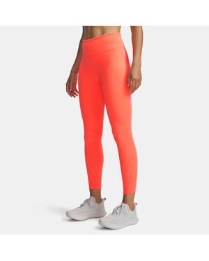 Under Armour Launch Elite Ankle Tights Electric Tangerine Reflective - Red
