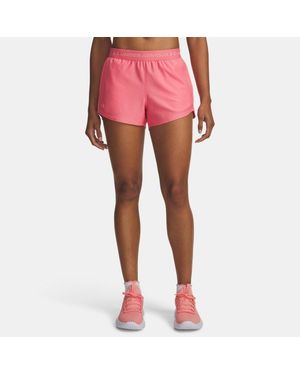 Under Armour Tech Play Up 3" Shorts - Pink