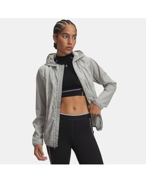 Under Armour Velociti Cold Weather Storm Damesjack Titanium Reflecterend - Grijs