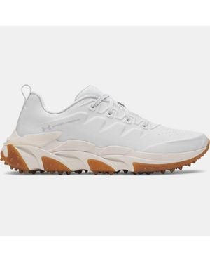 Under Armour Scarpe Da Golf Halo Tour Spikeless Da Uomo Distant Distant Mod - Bianco