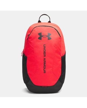 Under Armour Zaino Hustle Lite Racer Nero - Rosso