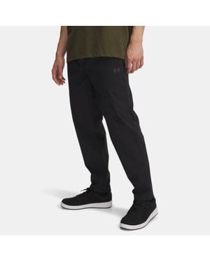 Under Armour Unstoppable Textured Woven Tapered Trousers - Black