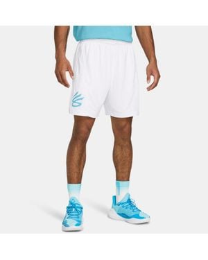 Under Armour Curry Splash Shorts / / Sky - White