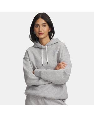 Under Armour Icon Fleece Oversized Hoodie Mod Light Heather - Grey