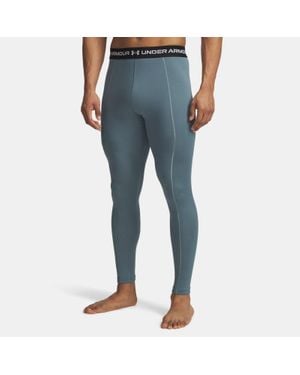 Under Armour Cold Weather Grid Leggings Jasper Serpentine - Blue