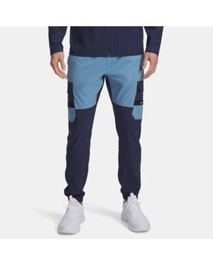 Under Armour Tech Utility Woven Trousers Washed Smoke - Blue