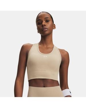 Under Armour Vanish Seamless Mid Sports Bra City Khaki Summit - Brown