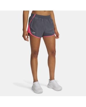 Under Armour Fly-By 3" Shorts High Vis High Vis Reflective - Green