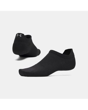 Under Armour Velociti Lite No Show Socks Ultimate Ultimate Reflective - Black