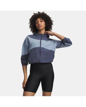 Under Armour Rival Woven Jacket Downpour Wind - Blue