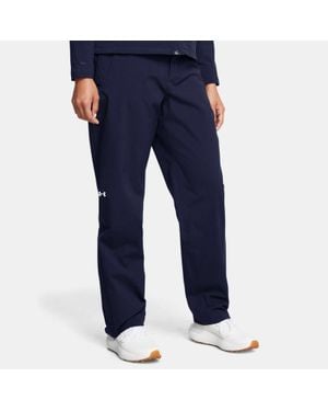 Under Armour Rain Golf Trousers Midnight - Blue