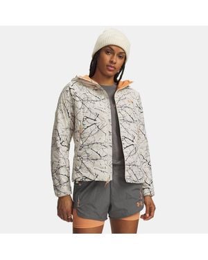 Under Armour Explor Quickridge Jacke Für Damen Stein Dusty Coral - Grau