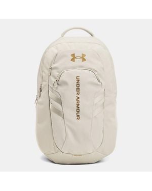 Under Armour Hustle 6.0 Pro Backpack Summit Metallic - Natural