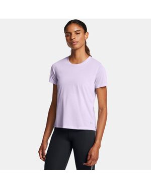 Under Armour Launch Short Sleeve Salt Reflective - Purple