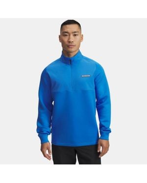 Under Armour Drive Pro Hybrid ½ Zip Atlantis - Blue