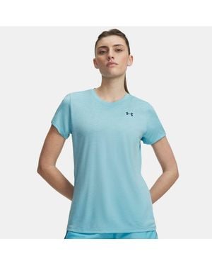 Under Armour Tech Twist Short Sleeve Fresco Blackout - Green