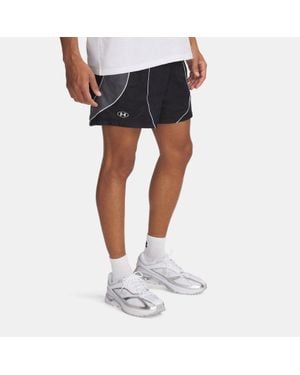 Under Armour Shorts Icon Volley Colorblock Da Uomo Bianco - Blu