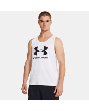 Under Armour Tanktop Mit Logo Für Herren Schwarz - Weiß
