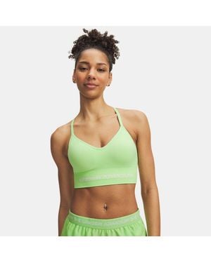 Under Armour Vanish Seamless Low Sports Bra Lumos Lime - Grey