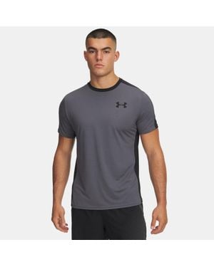 Under Armour Heatgear Wordmark Short Sleeve Castlerock - Grey
