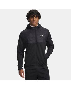 Under Armour Haut Entièrement Zippé Armour Fleece Pro Utility Pour Homme Blanc - Bleu