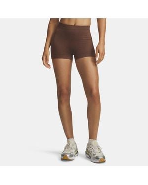 Under Armour Seamless Cotton Shorty Shorts Incense Kona - Brown