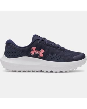 Under Armour Surge Golf Shoes Midnight Bittersweet - Blue