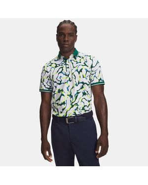 Under Armour Armourdry Print Rib Polo Campus Ivy Campus Ivy - Green
