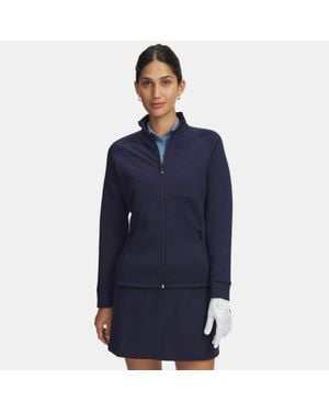 Under Armour Giacca Drive Pro Hybrid Full Zip Da Donna Midnight Marino Nero - Blu
