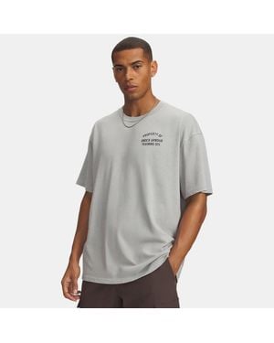 Under Armour Ua Heavyweight Property Of Ua Short Sleeve - Grey