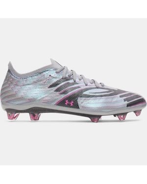 Under Armour Shadow Elite 4 Fg Mach Soccer Cleats Steel Metallic - Grey