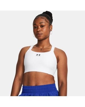 Under Armour Heatgear Armour High Sports Bra Jet - White