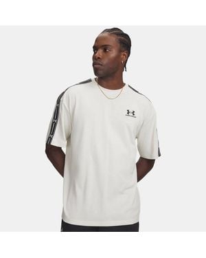 Under Armour Icon Heavyweight Taped Short Sleeve Summit - White
