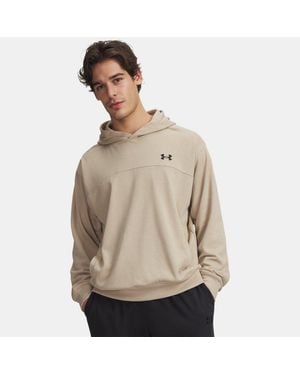 Under Armour Rival Lightweight Hoodie City Khaki - Natural