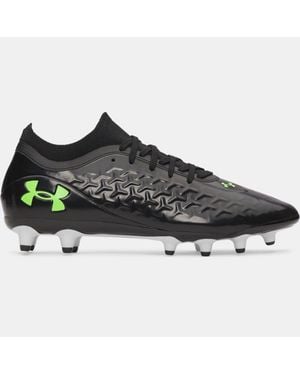 Under Armour Chaussure De Football Magnetico Pro 6 Fg Unisexe Metallique Hyper Vert - Noir