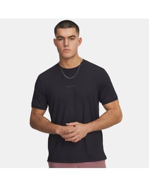 Under Armour Project Rock Iso-Chill Short Sleeve Anthracite - Blue