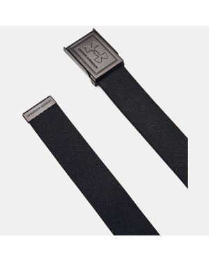 Under Armour Cintura Drive Stretch Webbing Da Uomo Castlerock - Blu