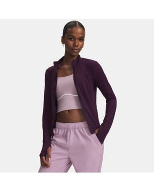 Under Armour Meridian Damesitem Met Ritssluiting Purper Echo Purper Echo - Paars