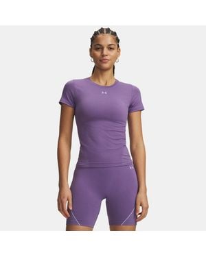 Under Armour Vanish Seamless Short Sleeve Luxe Crest Crest - Purple