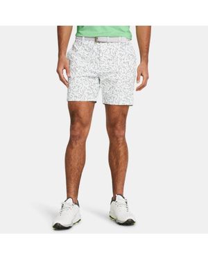 Under Armour Iso-Chill 7" Printed Shorts / Midnight / Halo - White