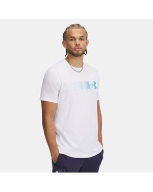 Under Armour Ua Fly In Logo Short Sleeve - White