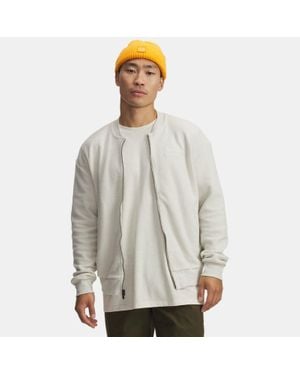 Under Armour Giacca Icon Rev Terry Varsity Da Uomo Summit Summit - Grigio