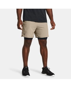 Under Armour Ua Vanish Woven 2-in-1 Shorts - Black